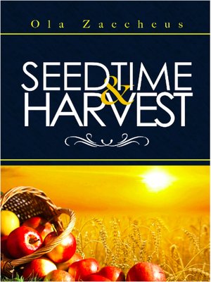 cover image of Seedtime and Harvest